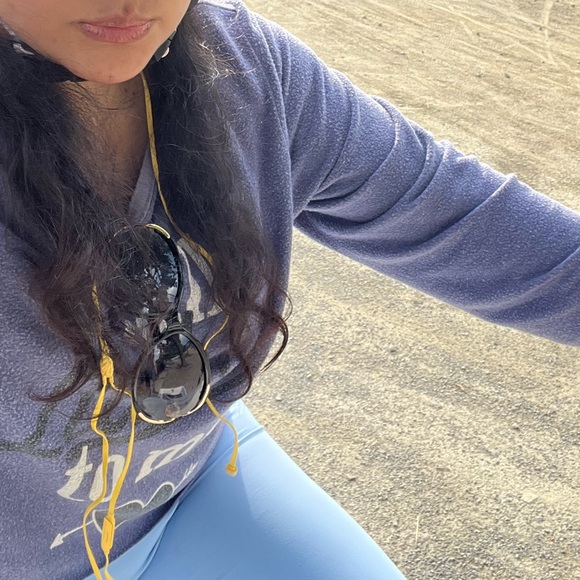 TALK TO ME Fun WILDFOX Distressed Sweat Cropped Top Oversized Vintage Statement - Picture 8 of 10